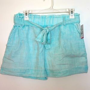 Seagram Blue Simply Southern Paper Bag Shorts - Medium